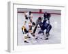 Ice Hockey Face Off, Torronto, Ontario, Canada-Paul Sutton-Framed Photographic Print