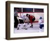 Ice Hockey Face Off, Torronto, Ontario, Canada-Paul Sutton-Framed Photographic Print