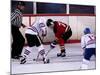 Ice Hockey Face Off, Torronto, Ontario, Canada-Paul Sutton-Mounted Photographic Print