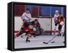 Ice Hockey Game Action-null-Framed Stretched Canvas