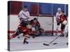 Ice Hockey Game Action-null-Stretched Canvas