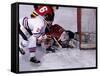 Ice Hockey Game Action-null-Framed Stretched Canvas