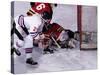 Ice Hockey Game Action-null-Stretched Canvas