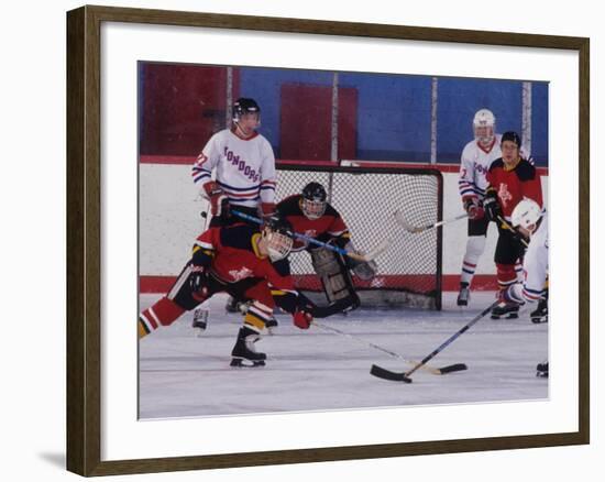 Ice Hockey Game Action-null-Framed Photographic Print