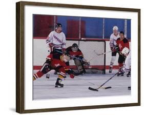 Ice Hockey Game Action-null-Framed Photographic Print