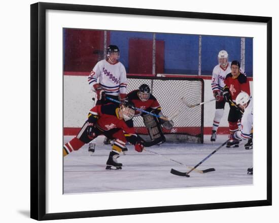 Ice Hockey Game Action-null-Framed Photographic Print