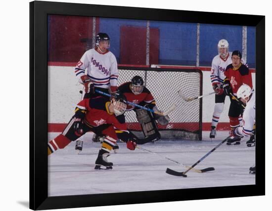 Ice Hockey Game Action-null-Framed Photographic Print