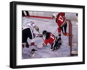 Ice Hockey Game Action-null-Framed Photographic Print