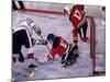 Ice Hockey Game Action-null-Mounted Photographic Print