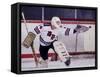 Ice Hockey Goalie in Action-null-Framed Stretched Canvas