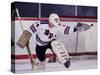 Ice Hockey Goalie in Action-null-Stretched Canvas