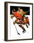 "Ice Hockey Match,"January 18, 1936-Maurice Bower-Framed Giclee Print