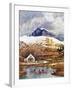 "Ice Hockey on Mountain Pond", December 13, 1958-John Clymer-Framed Giclee Print