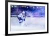 Ice Hockey Player in Action Kicking with Stick-dotshock-Framed Photographic Print