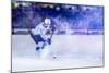 Ice Hockey Player in Action Kicking with Stick-dotshock-Mounted Photographic Print