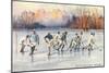 Ice Hockey, Sun Valley, Idaho-null-Mounted Art Print