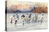 Ice Hockey, Sun Valley, Idaho-null-Stretched Canvas