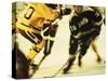 Ice Hockey Team Playing-null-Stretched Canvas