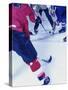 Ice Hockey Team Playing-null-Stretched Canvas