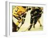 Ice Hockey Team Playing-null-Framed Photographic Print