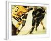 Ice Hockey Team Playing-null-Framed Photographic Print