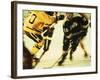 Ice Hockey Team Playing-null-Framed Photographic Print