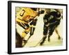 Ice Hockey Team Playing-null-Framed Photographic Print