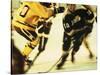 Ice Hockey Team Playing-null-Stretched Canvas