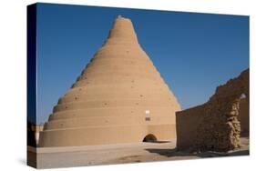 Ice house for preserving ice, Arbukuh, near Yazd, Iran, Middle East-James Strachan-Stretched Canvas