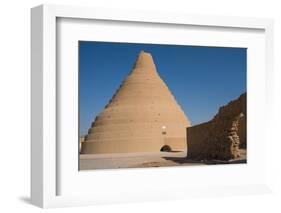 Ice house for preserving ice, Arbukuh, near Yazd, Iran, Middle East-James Strachan-Framed Photographic Print