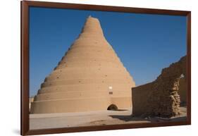 Ice house for preserving ice, Arbukuh, near Yazd, Iran, Middle East-James Strachan-Framed Photographic Print