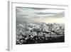 Ice, Icebergs, Black Lava Beach, Glacier Lagoon, Jškulsarlon, South Iceland-Julia Wellner-Framed Photographic Print