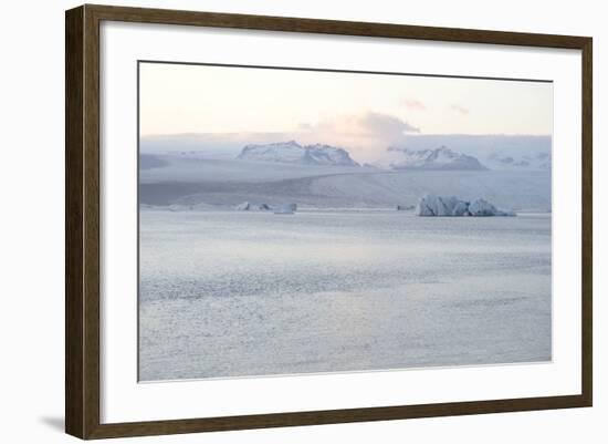 Ice, Icebergs, Glacier Lagoon, Jškulsarlon, South Iceland-Julia Wellner-Framed Photographic Print