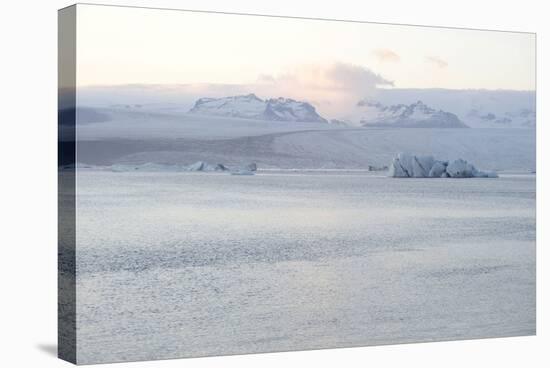 Ice, Icebergs, Glacier Lagoon, Jškulsarlon, South Iceland-Julia Wellner-Stretched Canvas