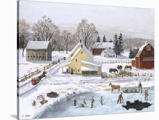 Ice in the Country-Bob Fair-Stretched Canvas