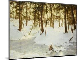 Ice in the Glen, 1908-Walter Launt Palmer-Mounted Giclee Print