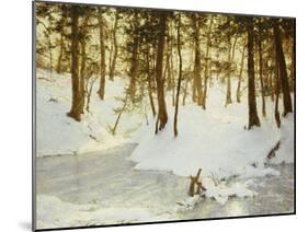 Ice in the Glen, 1908-Walter Launt Palmer-Mounted Giclee Print