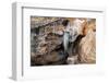 Ice in the Jemez River-Martina Roth Kunst-Foto-Design-Framed Photographic Print