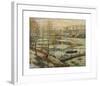 Ice in the River-Ernest Lawson-Framed Premium Giclee Print