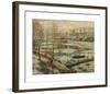 Ice in the River-Ernest Lawson-Framed Premium Giclee Print