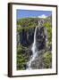 Ice Melt Waterfall on the Olden River as it Flows Along Briksdalen-Michael Nolan-Framed Photographic Print