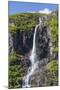 Ice Melt Waterfall on the Olden River as it Flows Along Briksdalen-Michael Nolan-Mounted Photographic Print