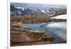 Ice Melting on a Mountain Pass, Strandir, West Fjords, Iceland, Polar Regions-Ethel Davies-Framed Photographic Print