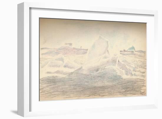 'Ice near the 'Fram', 4th July 1894', (1897)-Fridtjof Nansen-Framed Giclee Print