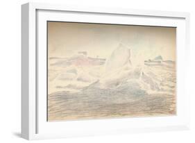 'Ice near the 'Fram', 4th July 1894', (1897)-Fridtjof Nansen-Framed Giclee Print