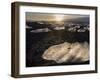 Ice on Black Volcanic Beach, Joekulsarlon, Vatnajoekull, Iceland-Martin Zwick-Framed Premium Photographic Print