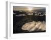 Ice on Black Volcanic Beach, Joekulsarlon, Vatnajoekull, Iceland-Martin Zwick-Framed Premium Photographic Print