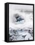 Ice on Jokulsa Beach, Iceland-Nadia Isakova-Framed Stretched Canvas