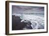 Ice on the seashore outside the Jokulsarlon lagoon, Jokulsarlon, Vatnajokull National Park-Nigel Hicks-Framed Photographic Print