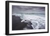 Ice on the seashore outside the Jokulsarlon lagoon, Jokulsarlon, Vatnajokull National Park-Nigel Hicks-Framed Photographic Print